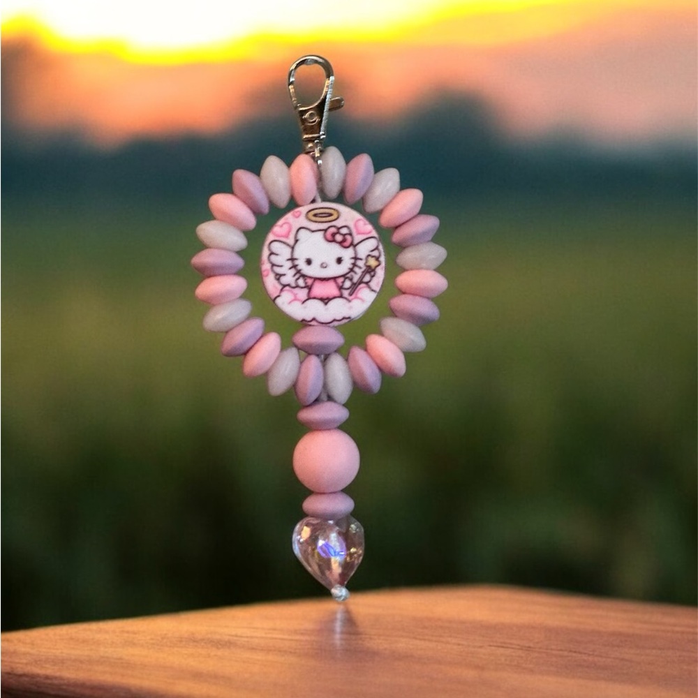 Pink Hello Kitty Key chain
